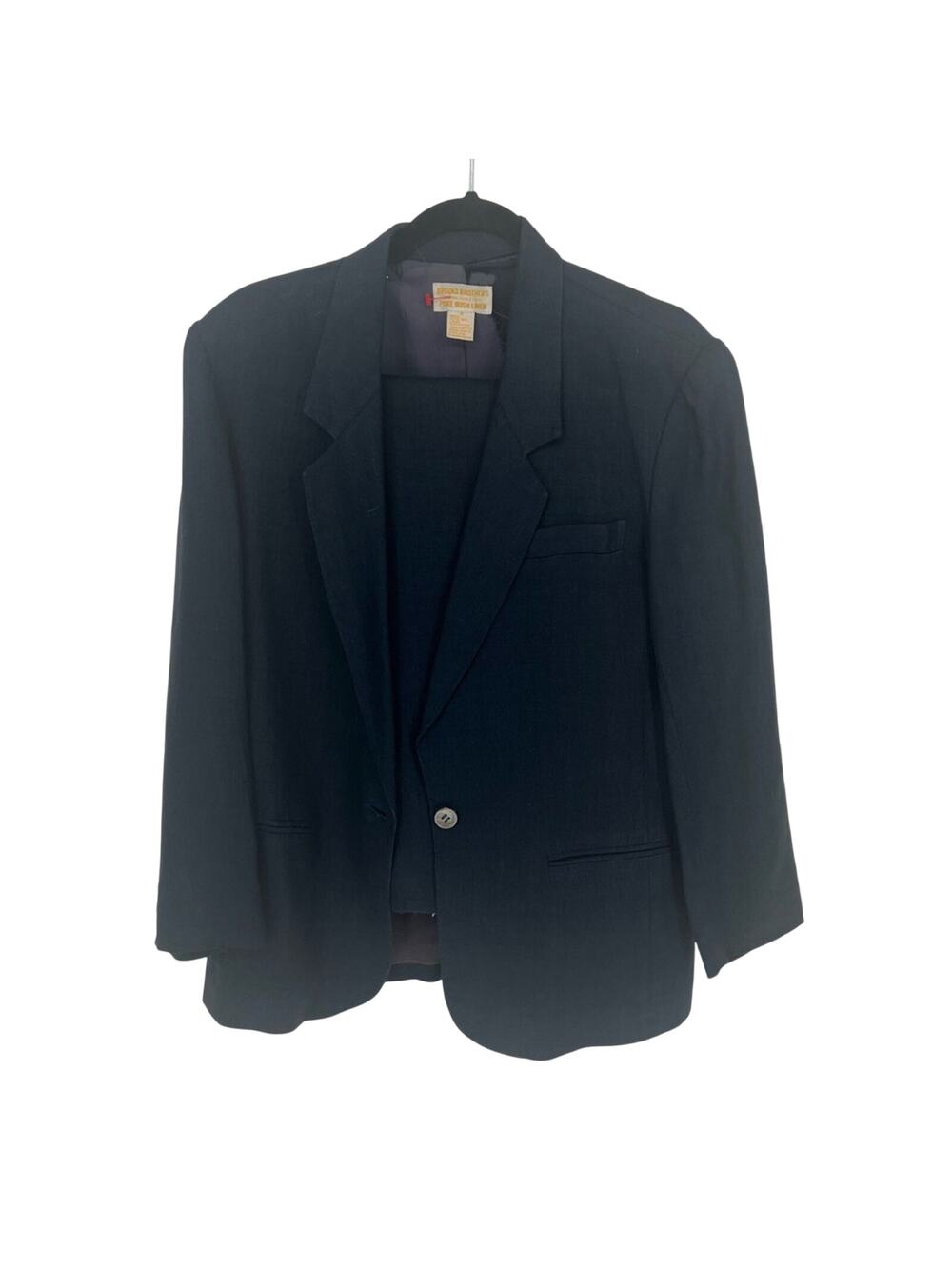 Vintage Brooks Brothers Women’s 2 Piece Suit - Navy Irish Linen - Size 8